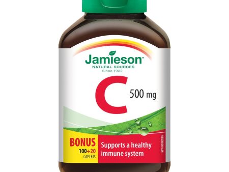 Jamieson: Vitamin C | 500 mg | 100+20 Caplets For Cheap