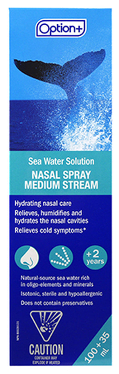 Option+: Sea Water Solution Nasal Spray For Cheap