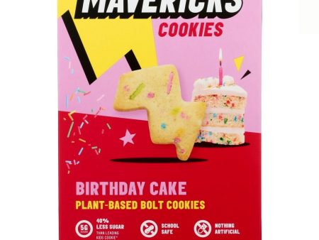 Mavericks Cookies Birthday Cake Plant Based Bolt Cookies - 7.04 oz. Fashion