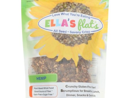 Ella s Flats Crackers Hemp Seeds - 6 oz Discount