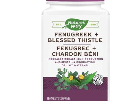 Nature s Way: Fenugreek + Blessed Thistle   180 tablets Cheap