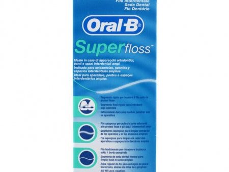 Oral B: Superfloss for Braces, Bridges and Wide Gaps Sale