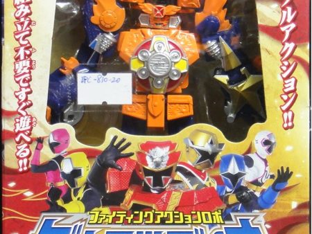 萬代 手裏劍戰隊忍忍者 激熱大王 食玩 BANDAI SHOKUGAN SHURIKEN SENTAI NINNINGER FIGHTING ACTION ROBO GEKIATSU DAI-OH 00839 (EPC-810-20) Fashion