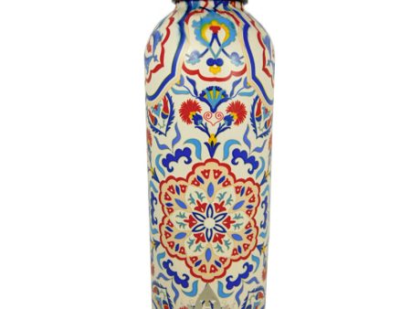 Heritage Floral Pattern Double Wall Stainless Steel Bottle - 17 oz. on Sale