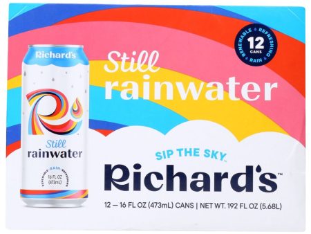 Richard s Still Rainwater 16oz cans - 12 pk Online Hot Sale