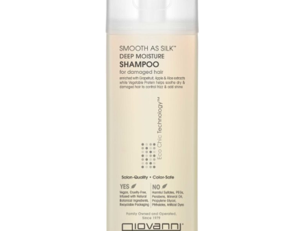 Giovanni Smooth As Silk Deep Moisture Shampoo - 8.5 fl oz. Supply