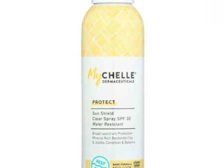 MyCHELLE Dermaceuticals Protect Sun Shield Clear Spray SPF 30 - 6 fl oz. Supply