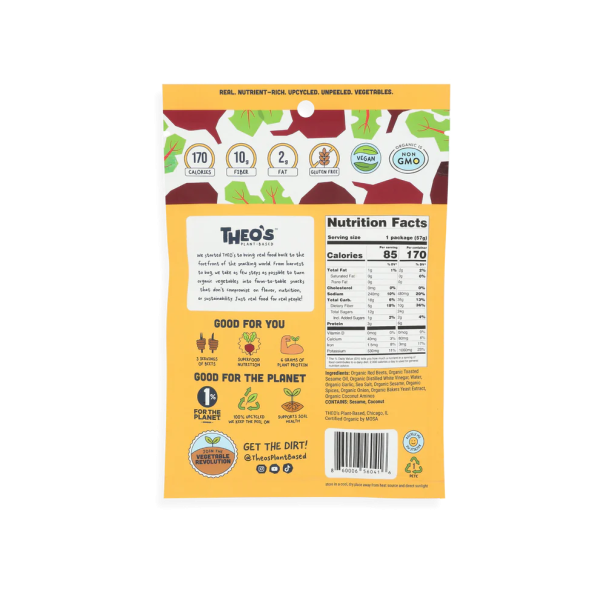 Theo s Plant Based Beet Jerky Ginger Teriyaki - 2 oz Online