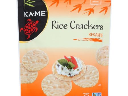 Ka-Me Rice Crackers Sesame - 3 oz Online Hot Sale