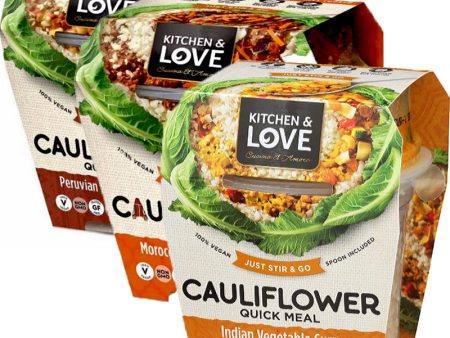 Cucina & Amore Cauliflower Quick Meals Bundle  - 3 pk. Cheap