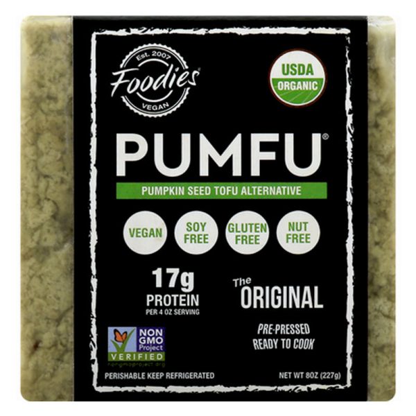 Foodies PUMFU Pumpkin Seed Tofu Alternative - 8 oz. For Sale