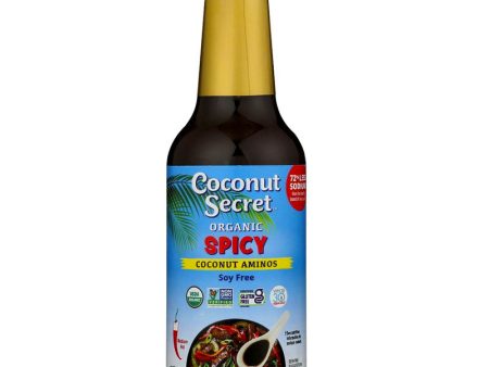 Coconut Secret Organic Spicy Coconut Aminos - 10 oz. Supply