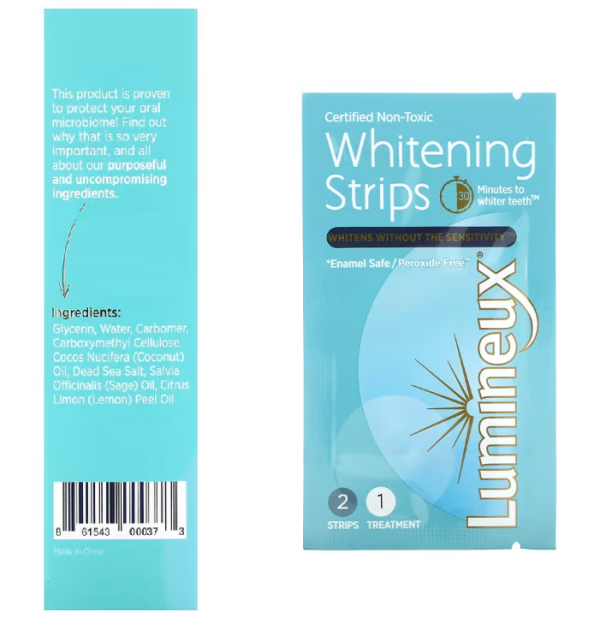 Lumineux Non Toxic Whitening Strips - 28 Strips 14 Treatments Sale