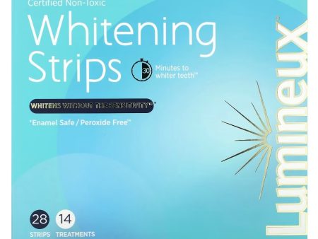 Lumineux Non Toxic Whitening Strips - 28 Strips 14 Treatments Sale