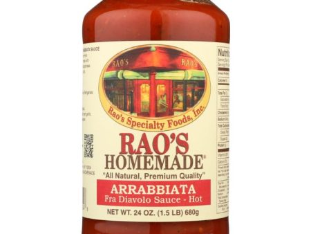 Rao s Specialty Foods Arrabbiata Sauce -  24 oz Supply