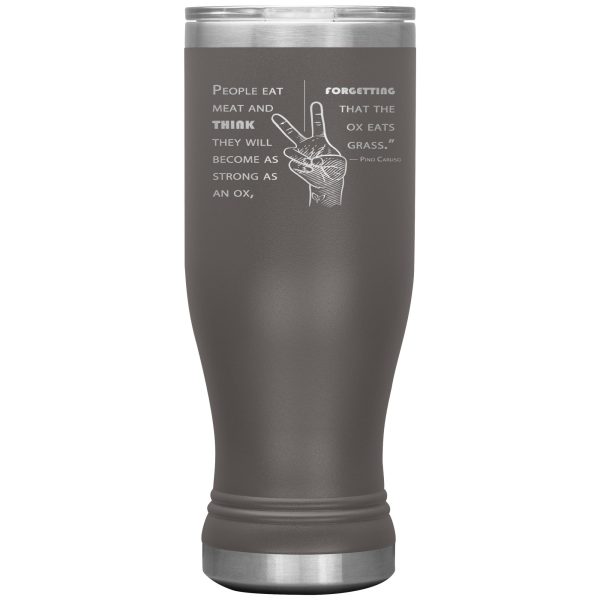 Pino Caruso Ox Quote BOHO Insulated Tumbler 20oz Cheap