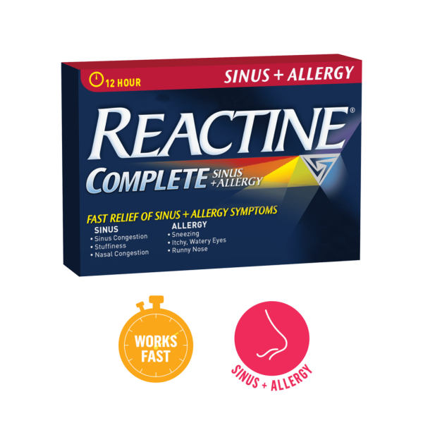 Reactine®: Complete Sinus & Allergy For Discount