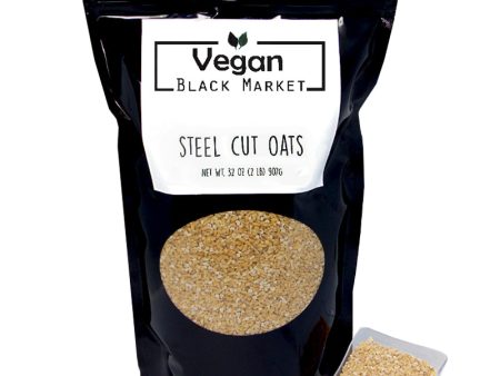 Premium Steel Cut Oats 32 oz. by Vegan Black Market Online now