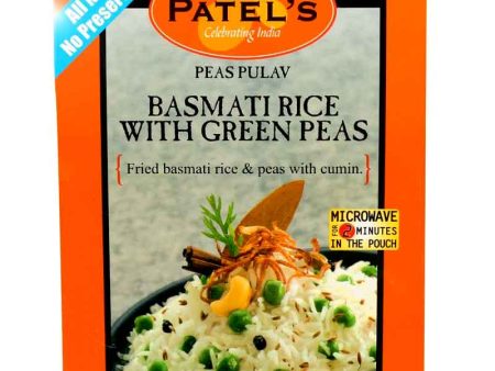 Patel Basmati Rice With Green Peas - 8.8 oz. Fashion