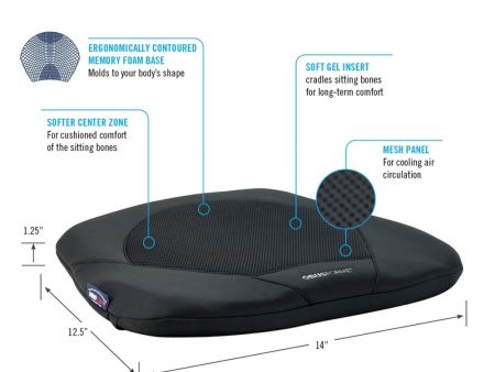 ObusForme: Gel Seat with Memory Foam Sale