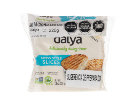 Queso suizo vegano en rebanadas sin gluten 220g - Daiya For Discount