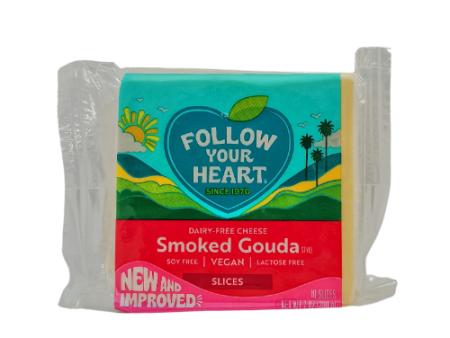 Queso Gouda ahumado Singluten Vegano 10pz Follow your heart Online