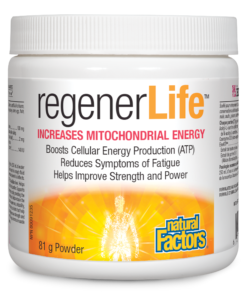 Natural Factors: RegenerLife Mitochondrial Energy Powder & Capsules Online Sale