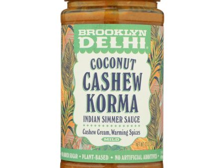 Brooklyn Delhi Coconut Cashew Korma Indian Simmer Sauce - 12 oz Online Hot Sale