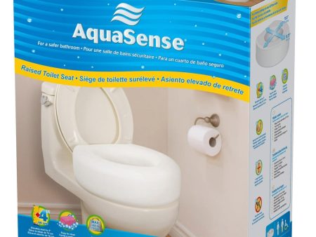 AquaSense: Raised Toilet Seat 4  Online Hot Sale