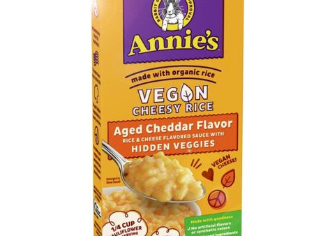 Annie s Vegan Cheesy Rice - Aged Cheddar Flavor - 6.6 oz. Sale