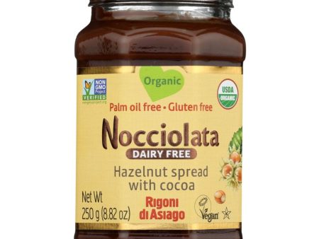 Rigoni Di Asiago Nocciolata Vegan Hazelnut Spread - 8.82 oz Supply