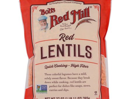 Bob s Red Mill Red Lentils - 27 oz Online now