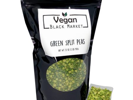 Premium Green Split Peas 32 oz. by Vegan Black Market Online