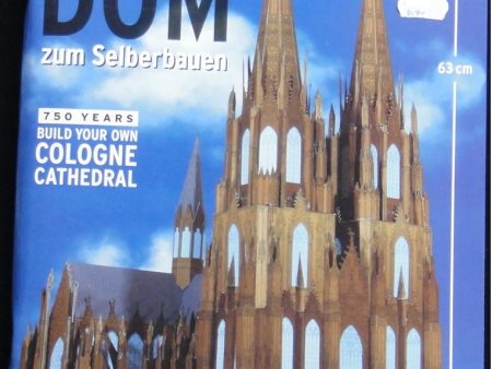 EVERGREEN 科隆大教堂 紙模型 750 YEARS BUILD YOUR OWN COLOGNE CATHEDRAL 63CM TALL PAPER MODEL 87530 (PA-0) Online now