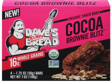 Dave s Killer Bread Organic Snack Bars Cocoa Brownie Blitz  - 7 oz. 4ct. For Cheap