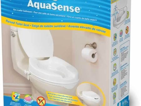 AquaSense: Raised Toilet Seat With Lid Online