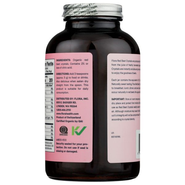 Flora Health Organic Red Beet Crystals - 7 oz Discount