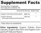 Atlantic Naturals Organic Sea Moss With Spirulina Capsules - 120 vc Hot on Sale