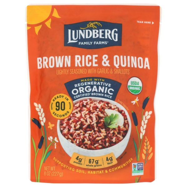 Lundberg Regenerative Organic Brown Rice and Quinoa - 8 oz Supply