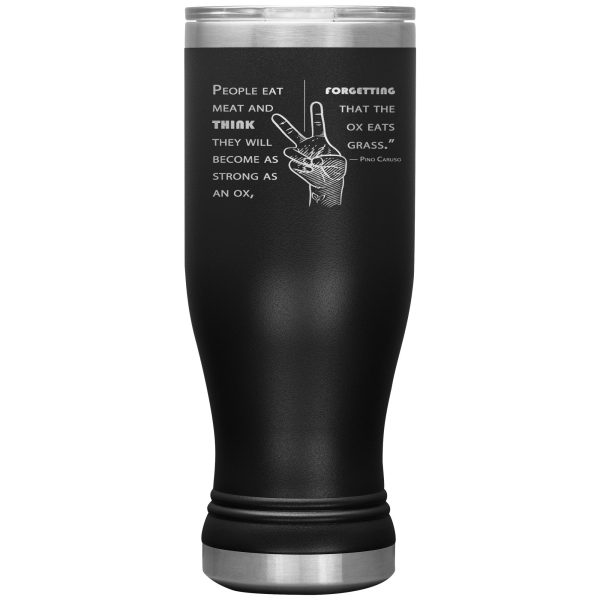 Pino Caruso Ox Quote BOHO Insulated Tumbler 20oz Cheap