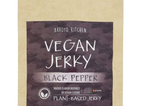 Arroyo Kitchen Vegan Jerky Black Pepper - 3.5 oz Sale