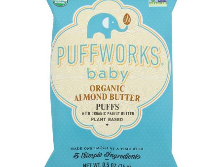 Puffworks Baby Organic Almond Butter Puffs - 0.5 oz Supply