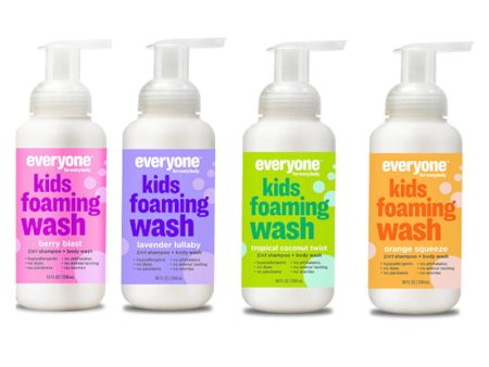 Everyone For Everybody Kids Foaming Wash 2in1 Shampoo & Body Wash - 4 ct. For Sale