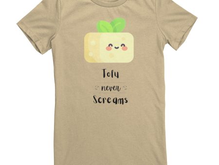 Tofu Never Screams Women s Tee Cheap