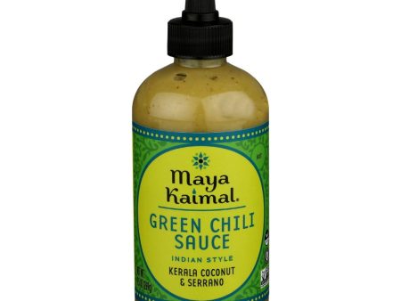 Maya Kaimal Green Chili Sauce - 9.5 oz For Sale