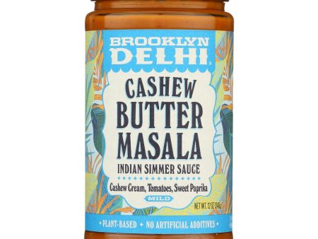 Brooklyn Delhi Cashew Butter Masala Indian Simmer Sauce - 12 oz Online Sale