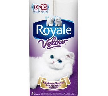 Royale: Velour 2-Ply Bathroom Tissue Cheap