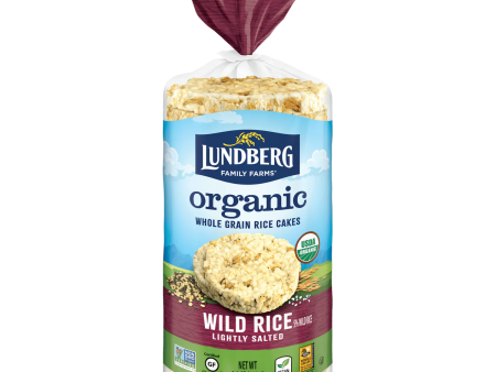 Lundberg Wild Rice Organic Rice Cakes Lightly Salted - 8.5 oz Supply