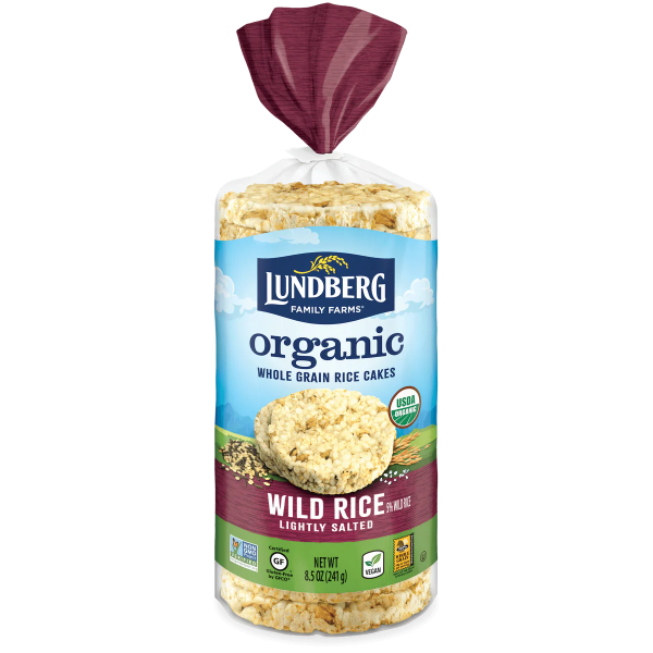 Lundberg Wild Rice Organic Rice Cakes Lightly Salted - 8.5 oz Supply