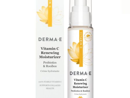 Derma-E Vitamin C Renewing Moisturizer Probiotics & Roobios - 2 fl oz Online Sale